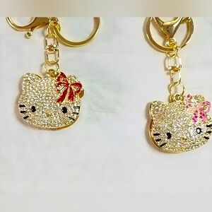 NIP- Hello Kitty Jeweled Mirror Key Chain (1 item)